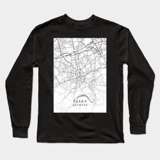 Essen Germany City Map Long Sleeve T-Shirt